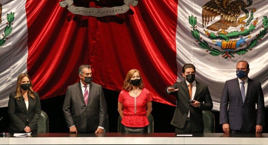 Samuel García rinde protesta como gobernador de Nuevo Léon