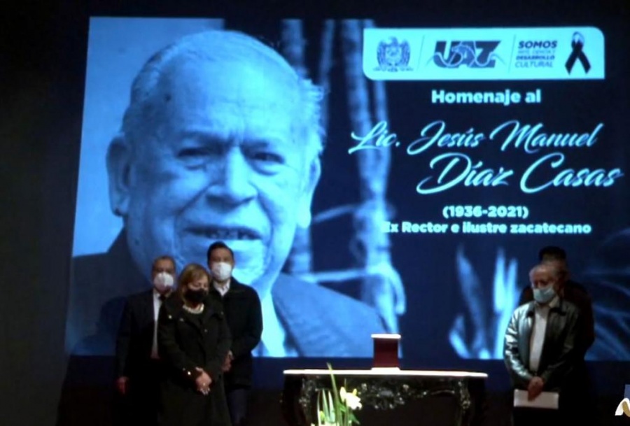 Despiden a ex rector Jesús Manuel Díaz Casas