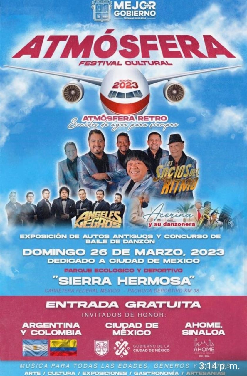 Los Ángeles Negros, Los socios de ritmo y Acerina presentes en el Festival Cultural Atmósfera 2023
