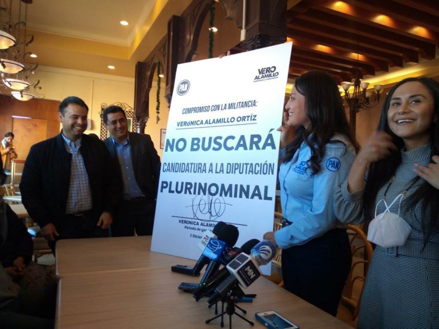 Afirma contendiente que solamente será lideresa por el PAN