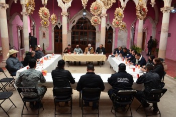 Se reúnen alcaldes del norte de Zacatecas con SSP