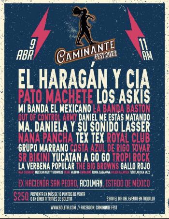 El caminante fest está de regreso @pollorockmusica