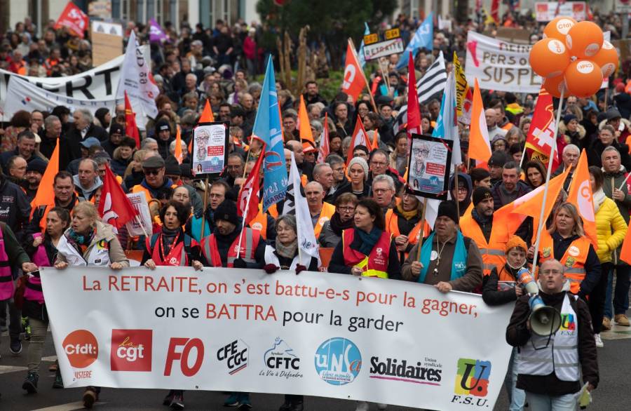 Nueva jornada de protestas en Francia contra la reforma de las pensiones