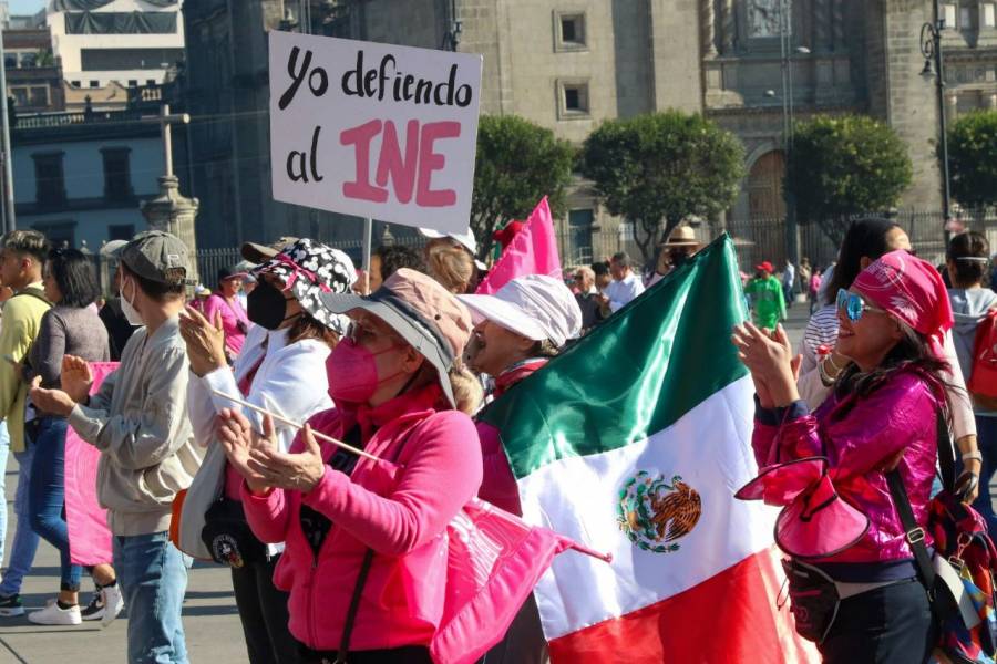 110 ciudades y 30 en el extranjero participarán en marcha a favor del INE