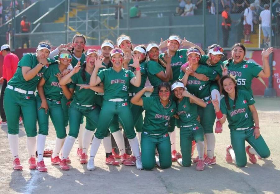 Dos juegos y dos victorias para la Selección Mexicana de Softbol Sub-15